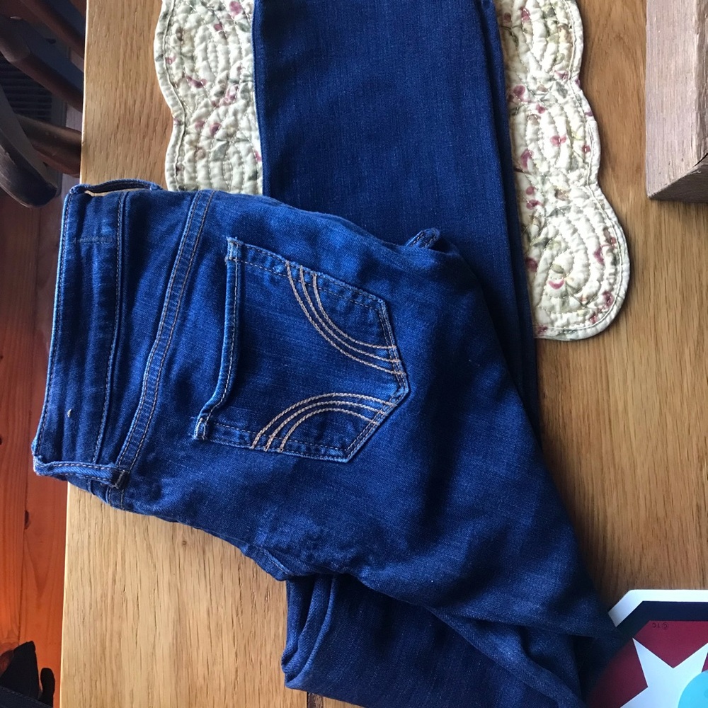 Skinny jeans dark wash hollister
